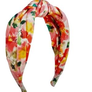 J. Crew Floral Knotted Headband